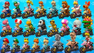 Mario Kart 8 Deluxe Every Character Every Race Every Cup [upl. by Ellenej]