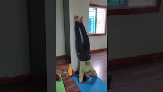 I Did Shirshasana Head Stand First Time [upl. by Aimahs]