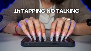 ASMR 1H of TAPPING NO TALKING  to STUDY WORK SLEEP [upl. by Georg]