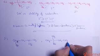 Rearrange the compounds of each of the following sets in order of reactivity towards SN1 d [upl. by Enelaehs645]