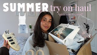 HUGE 1500 SUMMER TRY ON HAUL 🛍️ pinterest inspired outfits GARAGE EDIKTED amp more [upl. by Lemhar]