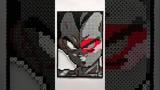 Hago cuadro de VEGETA en pixel art Hama beads perler beads Manualidades Dragon Ball [upl. by Leonteen]