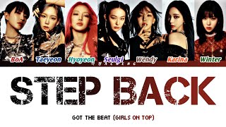 GOT the beat Girls On Top  Step Back Lirik Terjemahan Sub Indo Color Coded Lyrics RomIna [upl. by Eiluj990]