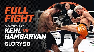 GLORY 90 Enriko Kehl vs Arman Hambaryan  Full Fight [upl. by Foulk754]