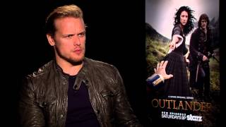 Sam Heughan of Outlander on Starz discusses his lovehate relationship with Social Media [upl. by Camus]