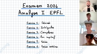 Examen 2024 Analyse I EPFL  Correction Détaillée des Exercices Clés pour Réussir [upl. by Adnopoz]