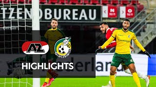 Highlights AZ  Fortuna Sittard  Eredivisie [upl. by Dorraj631]