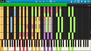 Black MIDI Synthesia  Vocaloid PoPiPo Vegetable Juice black [upl. by Raybourne]