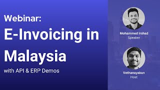 EInvoicing in Malaysia  LHDN APIs and ERP Demo  Webinar  IRBM [upl. by Mullac599]