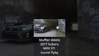 2017 Subaru WRX STI tunnel flyby shorts [upl. by Akinuahs910]