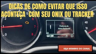 Potencia de motor reduzida sabia como evitar isso no seu Onix e Tracker [upl. by Naeloj]