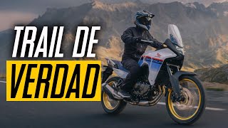 Así es la HONDA TRANSALP 750 ¿es lo SUFICIENTEMENTE TRAIL Prueba y opinion [upl. by Jobye]