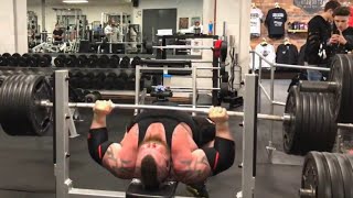 Eddie Halls Best Bench Press Set Ever [upl. by Haiacim]