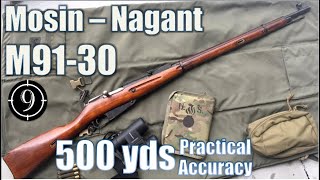 MosinNagant to 500yds Practical Accuracy MosinNagant M9130 [upl. by Oinolopa]