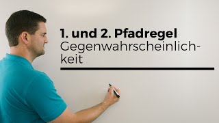 1 und 2 Pfadregel Gegenwahrscheinlichkeit Stochastik Wahrscheinlichkeit Baumdiagramm [upl. by Martel]