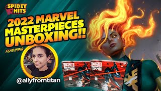 Titan Unboxing 2022 Marvel Masterpieces with Ally of Titan Cards [upl. by Dlanger]