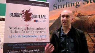 Bloody Scotland Christopher Brookmyre Interview [upl. by Mazonson964]