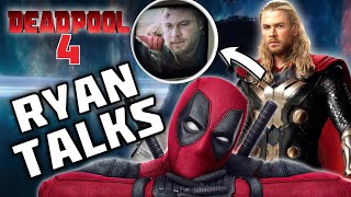 Ryan Reynolds Spills the Beans on Deadpool 4 and THORs Tears [upl. by Amice]