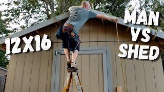 Building a 12x16 Shed [upl. by Yanal]