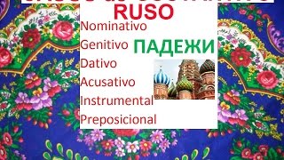 6 CASOS DE SUSTANTIVOS RUSOS ПАДЕЖИ [upl. by Mariann269]