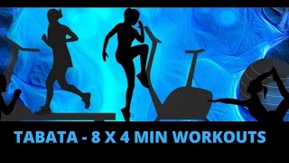 Tabata Workout Music  8 x 4 min 2010 Workouts  VOICE GUIDED [upl. by Rickey375]