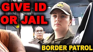 Heated Argument Between Texas Border Patrol Turns Into Arrest [upl. by Aenat]