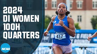 Womens 100m hurdles  2024 NCAA Outdoor Track and Field East and West Quarterfinals [upl. by Mayne772]