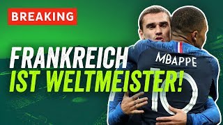 WM 2018 Finale Frankreich ist Weltmeister Griezmann und Pogba schießen Les Bleus zum WMTraum [upl. by Barney441]