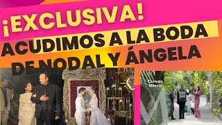 ¡EXCLUSIVA🚨 EN VIVO DESDE LA BODA CHRISTIAN NODAL Y ÁNGELA AGUILAR 🔥🚨 [upl. by Etan]