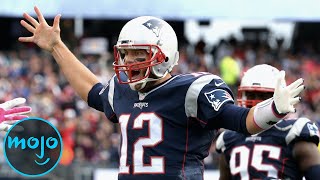 Top 10 Greatest Tom Brady Moments of All Time [upl. by Elnar]