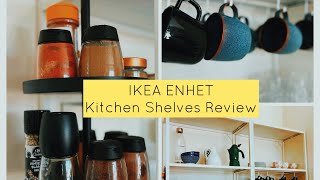 IKEA ENHET Kitchen Shelves Review  Minimalist amp Modular Kitchen [upl. by Naltiak301]