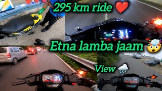 Achanak se 295km ride ❤️ Etna lamba jaam 🤯53vlog ❤️ [upl. by Atiuqa]