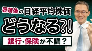 どうなる 暴落後の日経平均株価 ～上値を抑えているのは半導体より銀行･保険？～ 2024年8月10日 [upl. by Lauber]