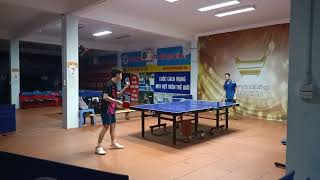 Table tennis training forehand with Viscaria Super ALC blade amp 729 Battle II rubber [upl. by Damales]