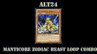 Manticore Zodiac Beast Loop Combo  Deckout [upl. by Drape]