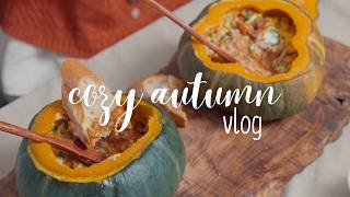 Spend a Cozy Autumn Day with Me 🍂  hearty pumpkin chili amp fall comforts  vlog [upl. by Isbella]