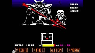 UndertaleAU AsgoreampSans戦 FALSE RESET 【Undertale fangeme】 [upl. by Dempstor]