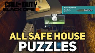 How To Complete All Safe House Puzzles Safe Code Call of Duty Black Ops 6 [upl. by Rebeh211]