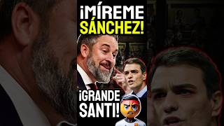 ¡ABASCAL DESTROZA a SÁNCHEZ 💥 ERES LÍDER en DESVERGÜENZA y CRIMEN [upl. by Inimod]