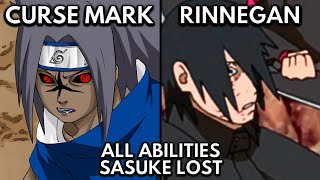 Every Time Sasuke Got Nerfed [upl. by Nellek]