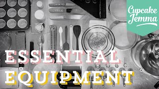 Essential Kitchen Equipment Guide for Home Baking  Cupcake Jemma [upl. by Jael]