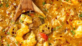 Discover the Tastiest Seafood Gumbo Recipe [upl. by Aninad]