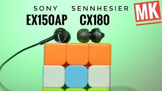 Sennheiser cx180 vs Sony mdrex150ap  Compairson  Which is better [upl. by Begga931]