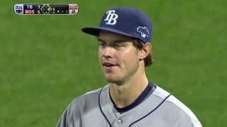 Red Sox fans serenade Myers after catch [upl. by Yobybab]