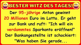 🤣 BESTER WITZ DES TAGES Der 95jährige Anton gewinnt 20 Millionen Euro im Lotto [upl. by Stier]