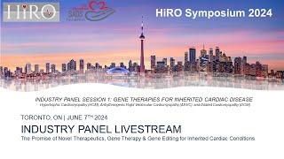 Session 1 Gene Therapies for Inherited Cardiac Disease HCM ARVC DCM [upl. by Erbes]