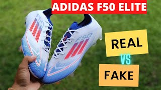 COMPARE ADIDAS F50 ELITE  ORIGINAL AND FAKE [upl. by Laurette]