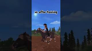 Training can make a 1000 dollar horse to a 10000 dollar horse 💸💸💸 fypシ゚viral starstable Julie [upl. by Hairakcaz]