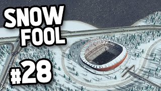 Glorious Stadium in Cities Skylines SnowFool 28 [upl. by Landel]