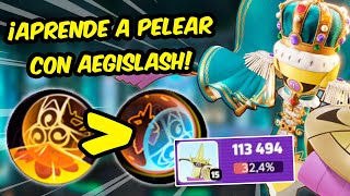 HE AQUÍ LA GUÍA COMPLETA DE AEGISLASH BUFFEADO 🔥 Build medallas y gameplay narrado  Pokemon Unite [upl. by Bainter]